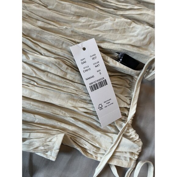 NWT J.Crew Crinkled Blouse S - Picture 4 of 5